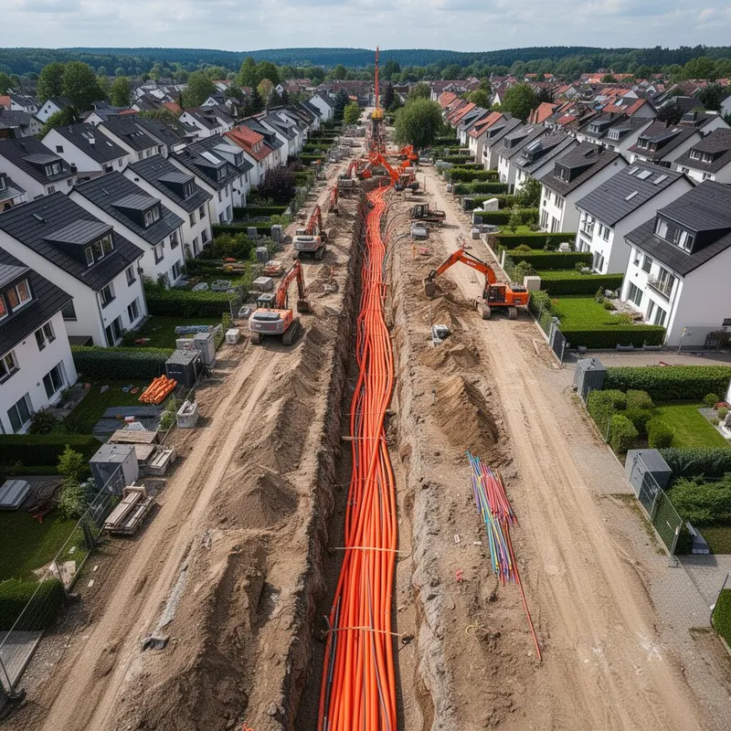 Hochheim am Main, DE - FTTH Hochheim am Main – 580 HA