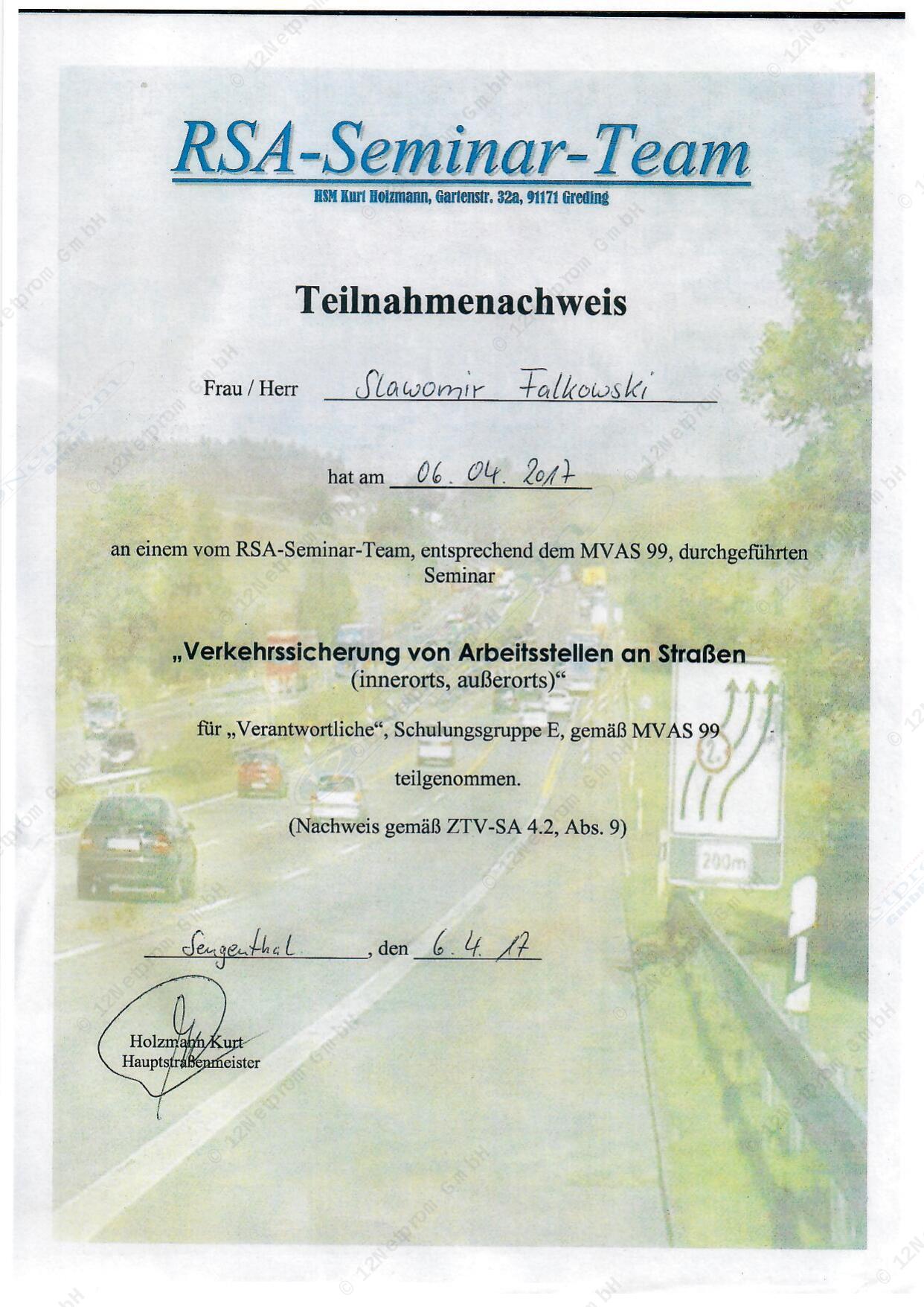 RSA – S. Falkowski