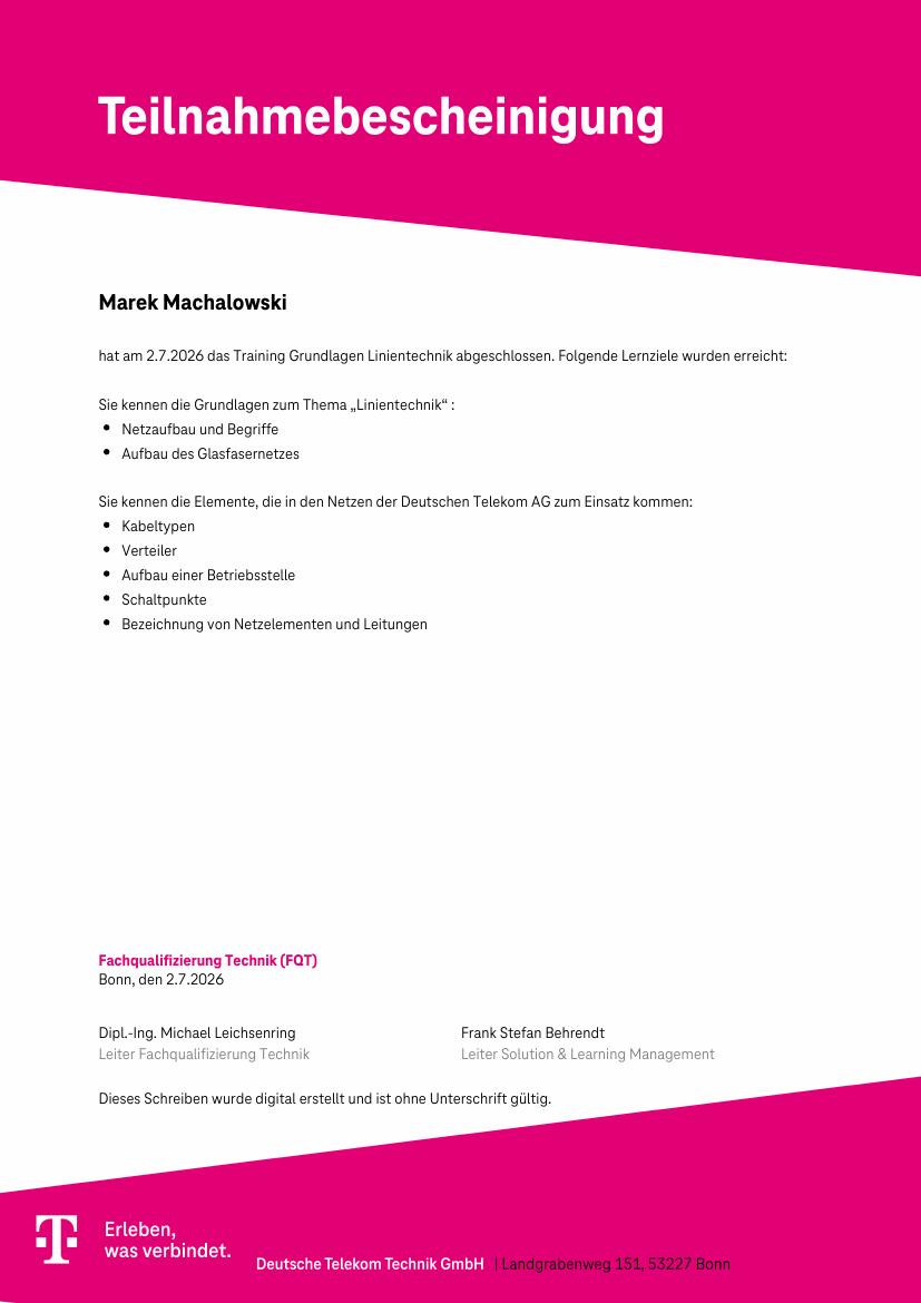 Grundlagen Linientechnik