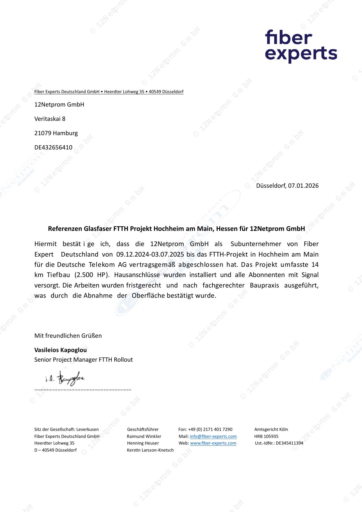 Referenz Hochheim am Main